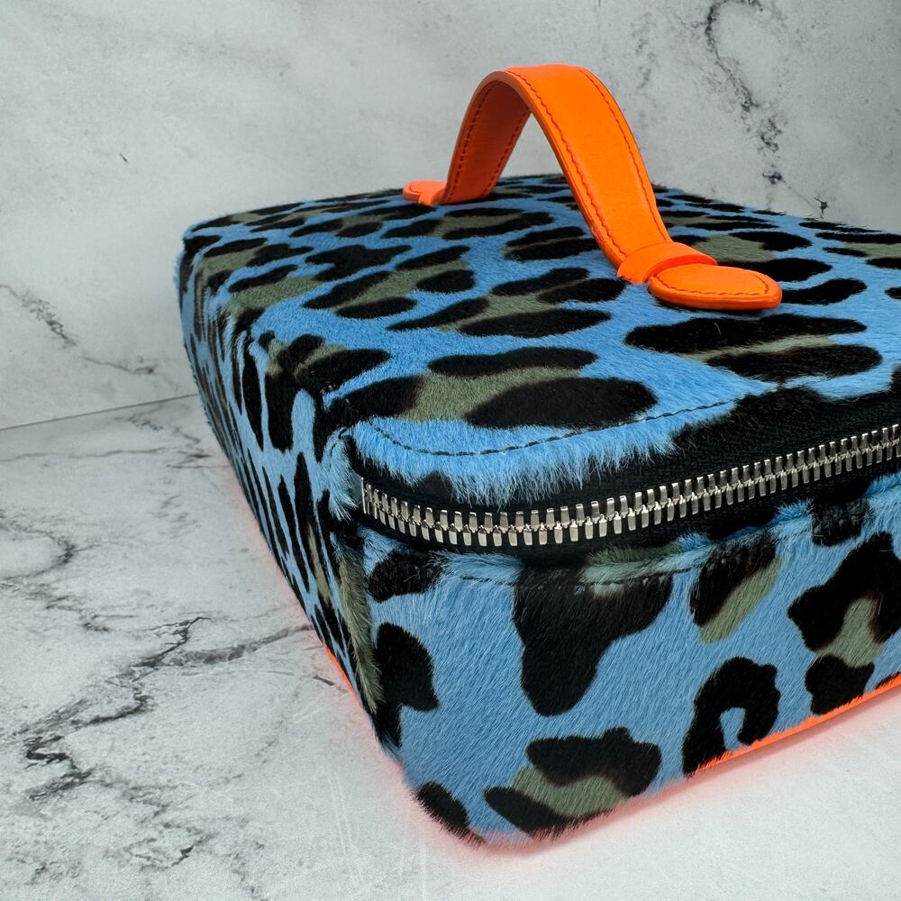 Chrome Hearts Jewelry Case  St Barth Exclusive Leopard Pony Hair Box Bag Clutch - Picture 15 of 16